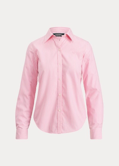 Women's Ralph Lauren Cotton Button-Down Shirts | 182453VDG